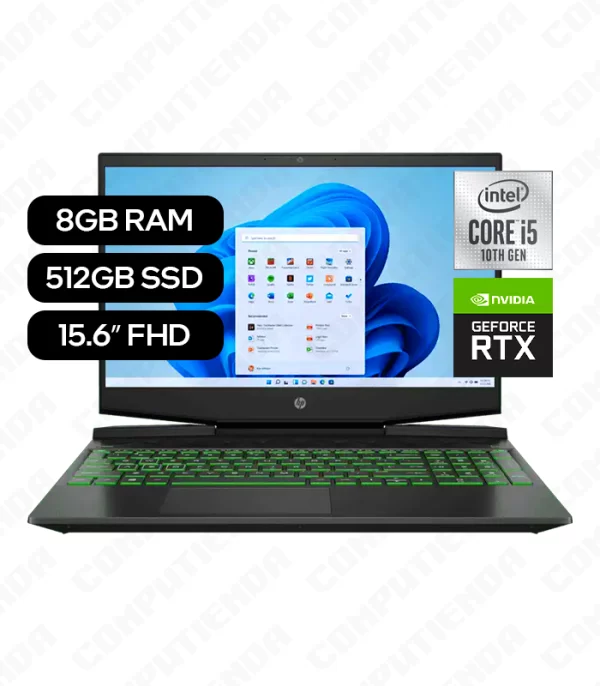 Laptop HP Pavilion Gaming 15 dk1040la / Intel Core i5-10300H / 8GB RAM / 15.6″ FHD / 512GB SSD