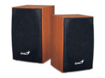 Parlantes Genius SP-HF160 USB-2.0 4W Wooden - Imagen 3