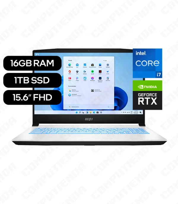 Laptop MSI SWORD 15 / Intel Core i7-12650H / 16GB RAM / 15.6″ FHD / 1TB SSD (A12UE-605)