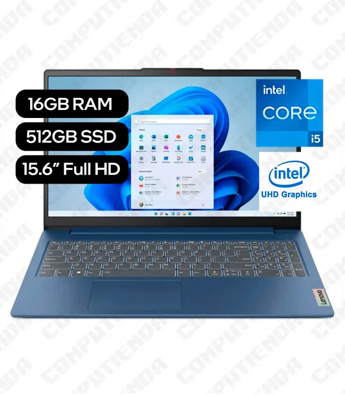 Laptop Lenovo IdeaPad Slim 3 15IAH8 Intel Core i5 12450H 16GB RAM DDR5 15.6in FHD 512GB SSD Intel UHD Graphics