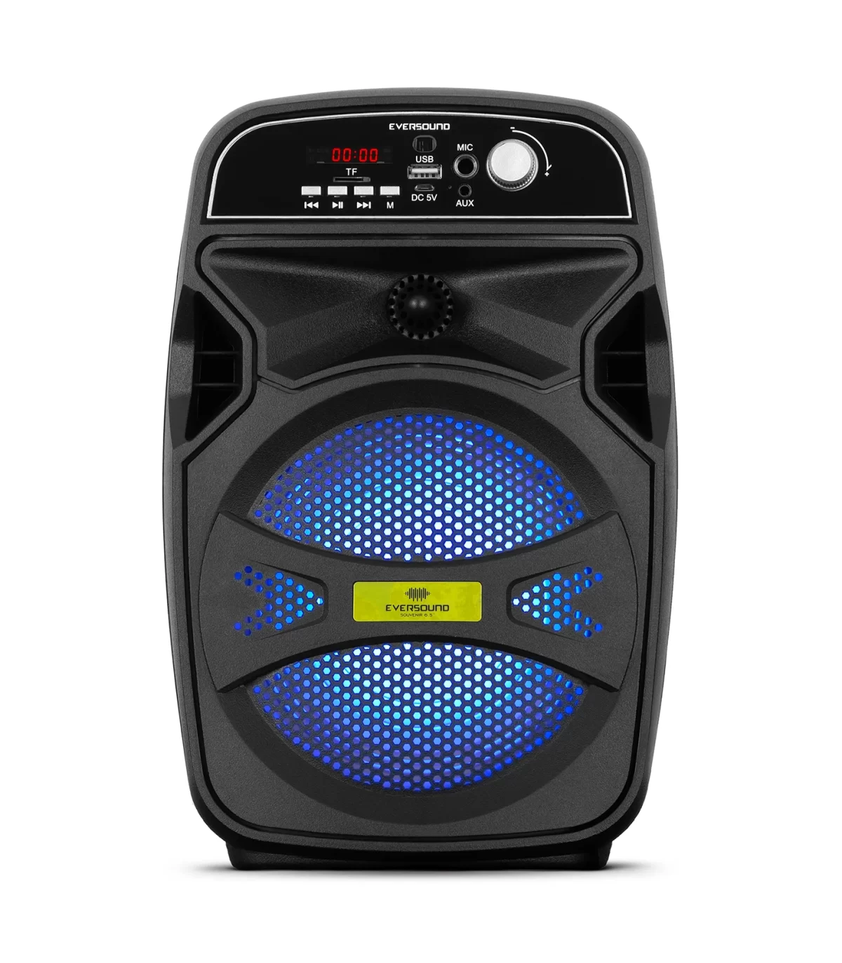Parlante Portátil Eversound Souvenir 6.5in EV 1021, Iluminación LED RGB Flaming - 2 Parlante Portátil Eversound Souvenir 6.5'' EV 1021, Iluminación LED RGB Flaming - Imagen 3