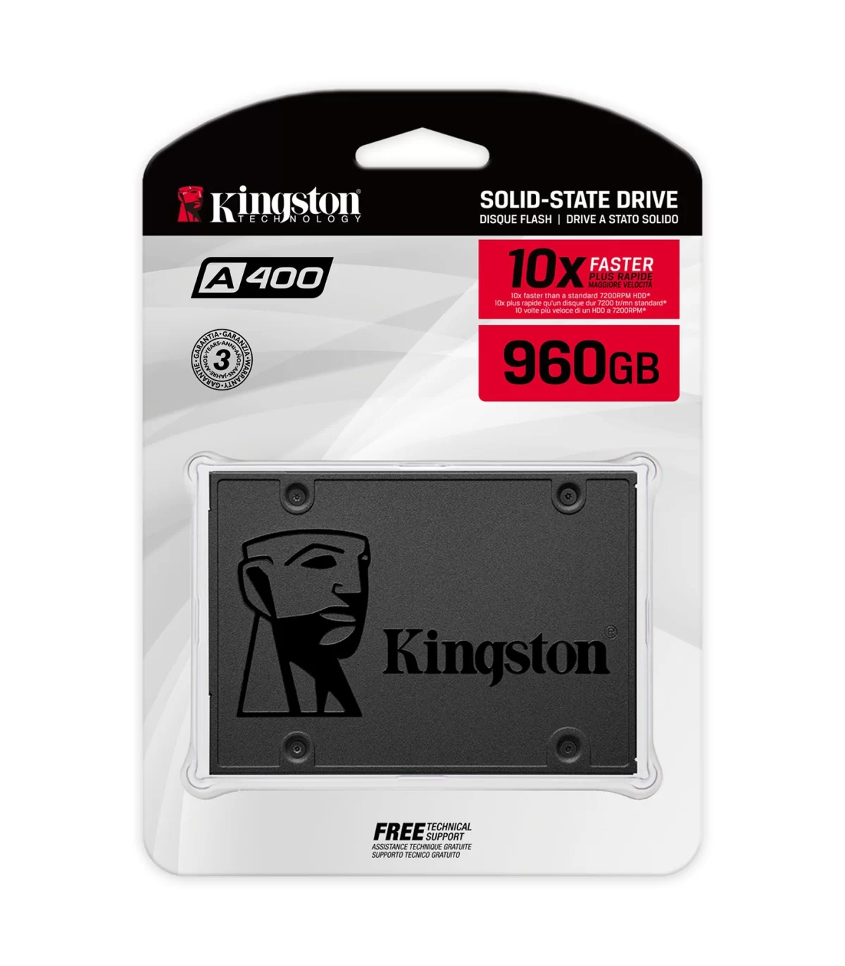 Unidad de estado solido Kingston A400 960GB