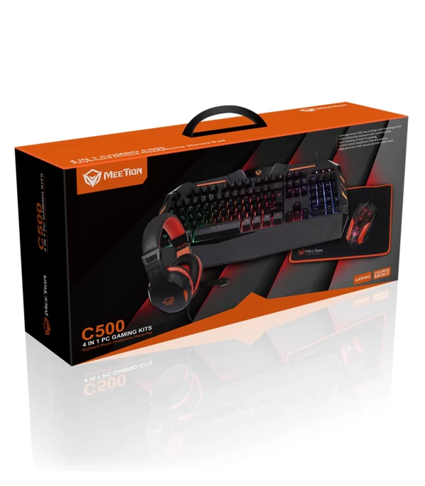 Combo Teclado, Mouse, Padmouse, Audífono MEETION C500