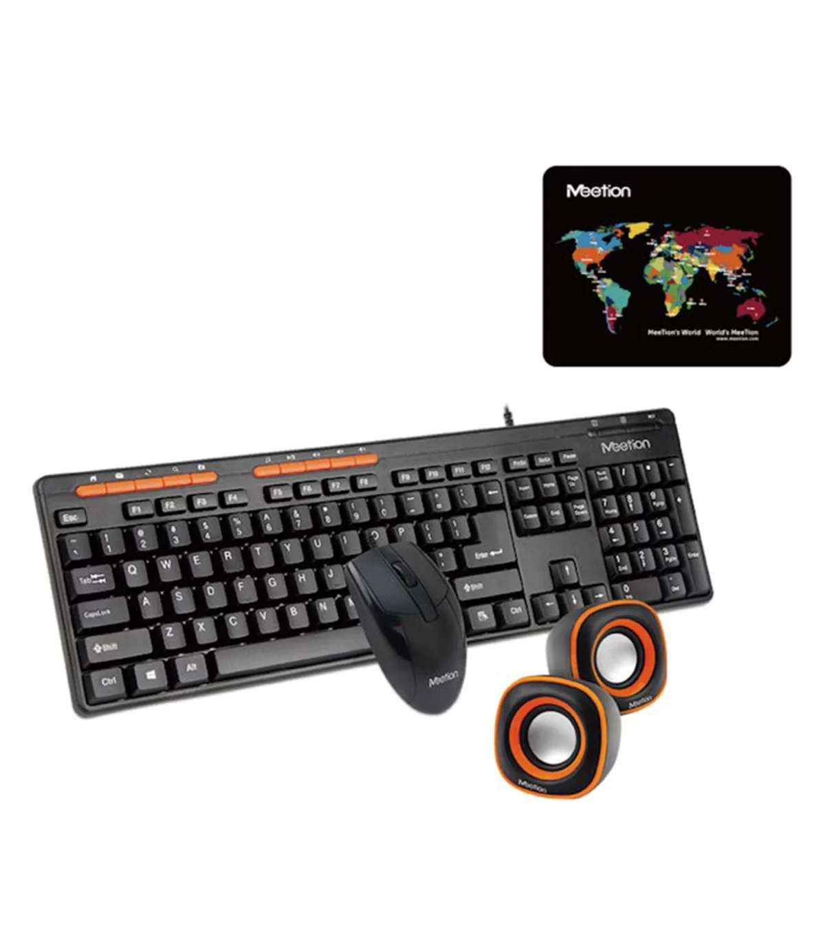 Combo Teclado, Mouse, Parlantes y Padmouse MEETION C105 - 3 Combo Teclado, Mouse, Parlantes y Padmouse MEETION C105 - Imagen 2