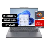 Laptop LENOVO IDEAPAD SLIM 3 14ARP10, AMD Ryzen 7 7735HS, 16GB DDR5, 512GB SSD