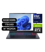 Laptop ACER Predator Helios Neo 16 AI, Intel Core Ultra 7 255HX, 32GB DDR5, 1TB SSD