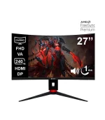 Monitor TEROS TE-2764G, Curvo, 27″ FHD (1920 x 1080), VA, DP, HDMI, 240Hz, 1ms