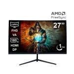 Monitor TEROS TE-2787G, Curvo, 27″ FHD (1920 x 1080), VA, HDMI, DP, 180Hz, 1ms